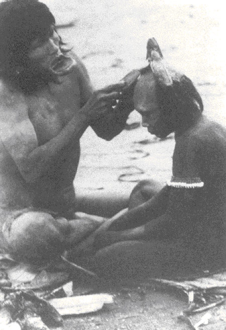 Parrucchiere nello Zaire, 1920