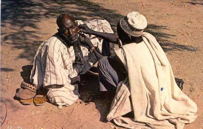 Parrucchiere in Cameroon, 1990